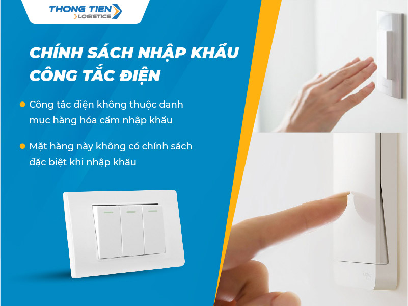 thủ tục nhập khẩu công tắc điện