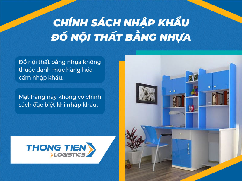 thủ tục nhập khẩu đồ nội thất trang trí bằng nhựa