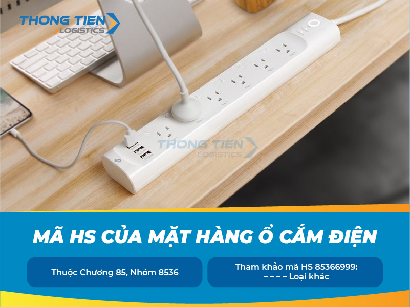 Thủ tục nhập khẩu ổ cắm điện