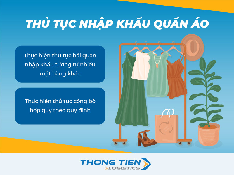 thủ tục nhập khẩu quần áo