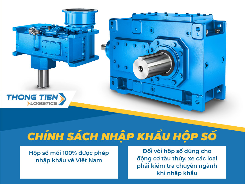 thủ tục nhập khẩu hộp số