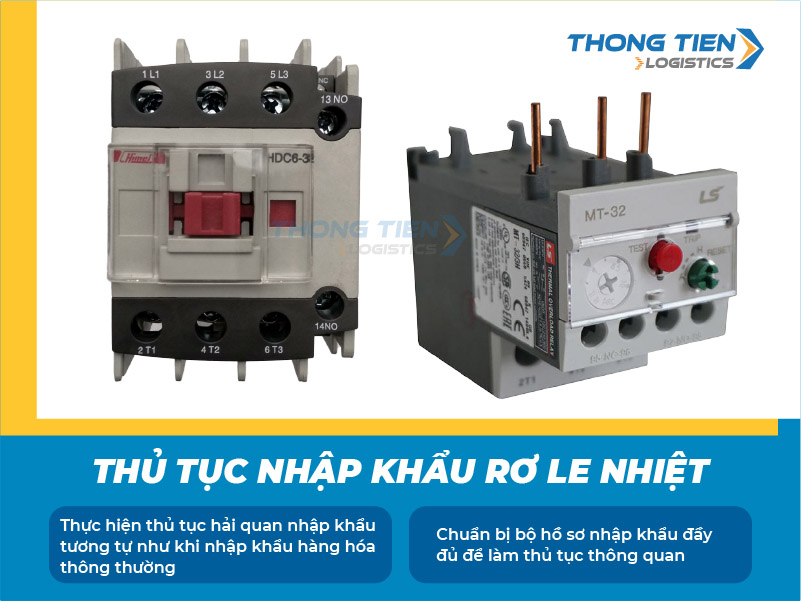 thủ tục nhập khẩu rơ le nhiệt