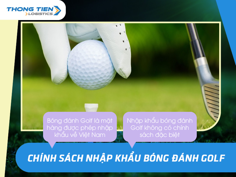 Thủ tục nhập khẩu bóng đánh golf