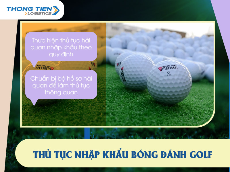 Thủ tục nhập khẩu bóng đánh golf