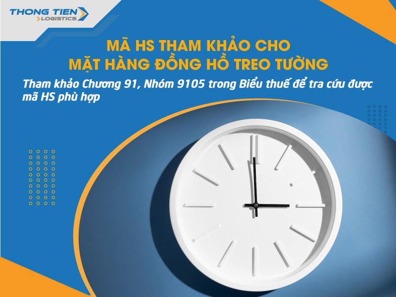 thủ tục nhập khẩu đồng hồ treo tường