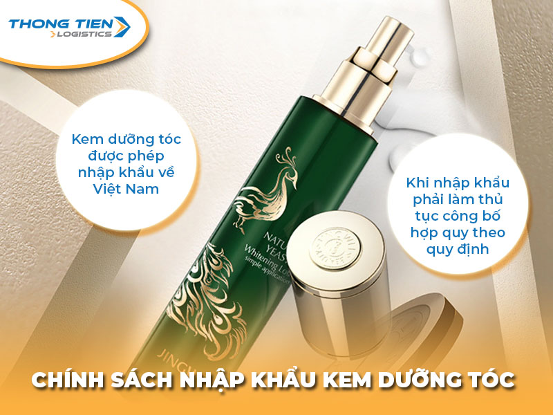 thủ tục nhập khẩu kem dưỡng tóc