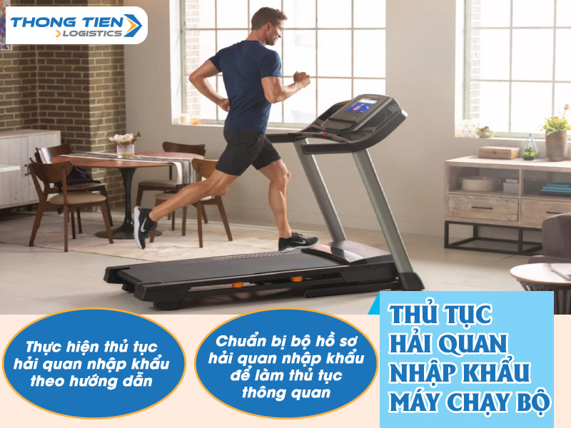 thủ tục nhập khẩu máy chạy bộ