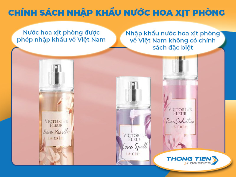 Thủ tục nhập khẩu nước hoa xịt phòng