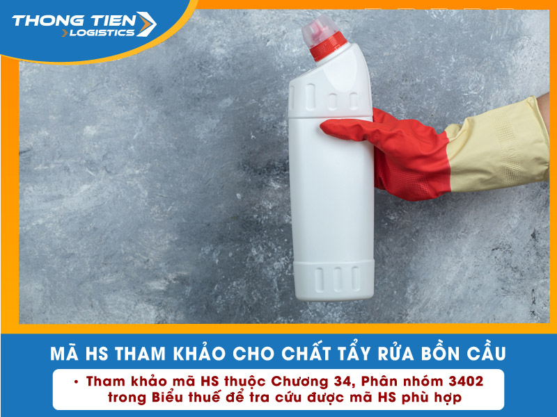 thủ tục nhập khẩu chất tẩy rửa bồn cầu