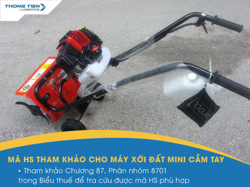 thủ tục nhập khẩu máy xới đất mini cầm tay