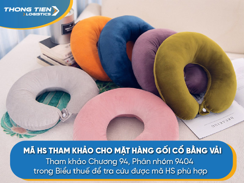 Thủ tục xuất khẩu gối cổ bằng vải