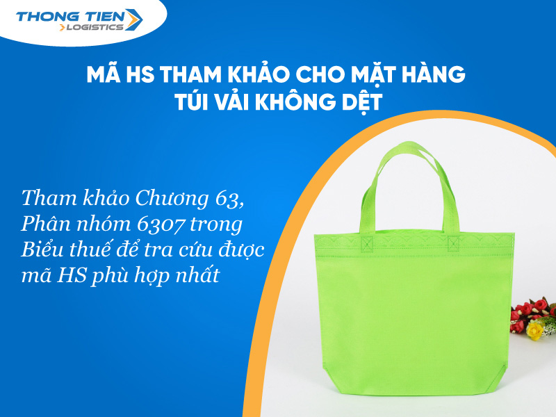 thủ tục xuất khẩu túi vải không dệt