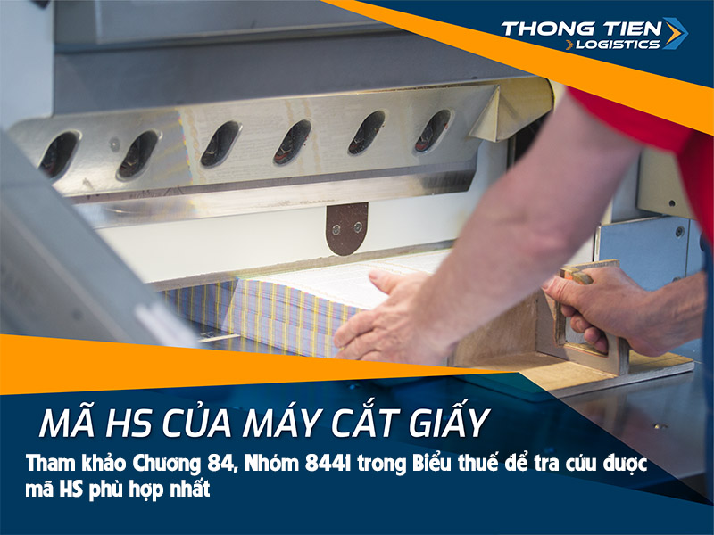 thủ tục nhập khẩu máy cắt giấy