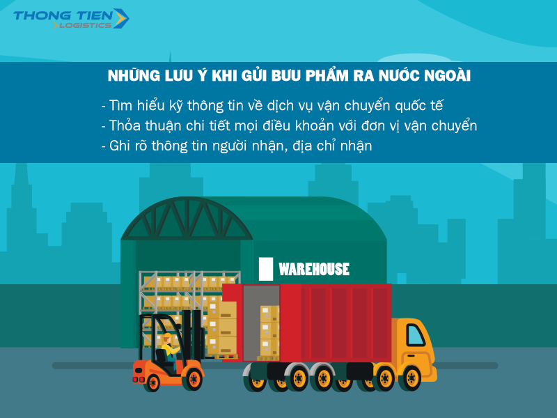 Gửi bưu phẩm ra nước ngoài