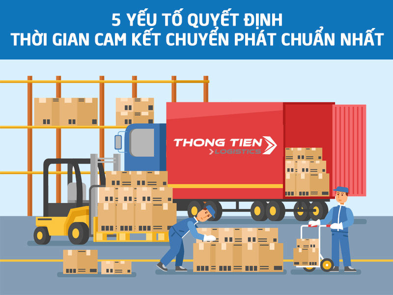 yếu tố quyết định thời gian cam kết chuyển phát