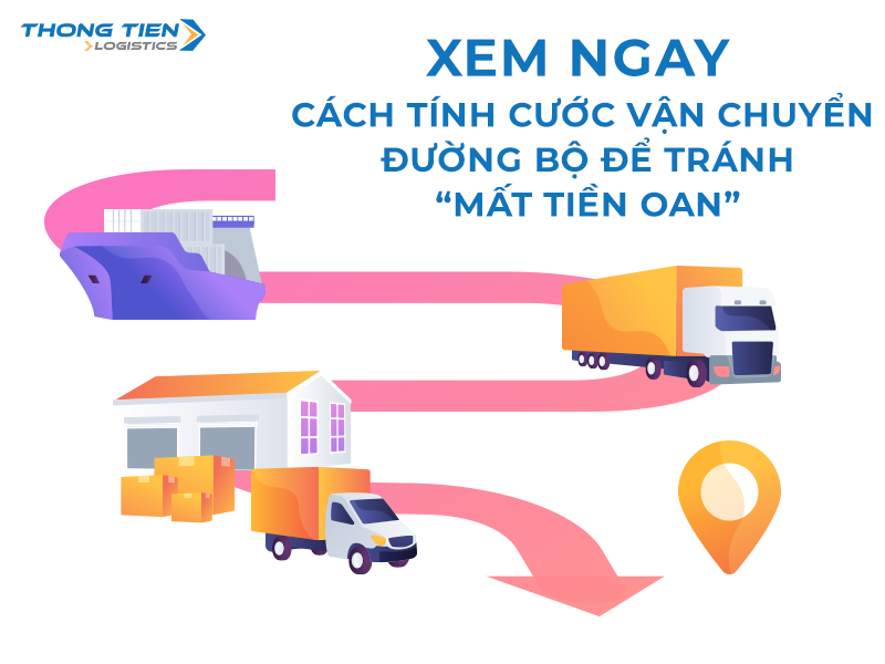 cách tính cước vận chuyển đường bộ