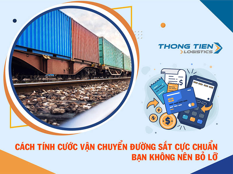 cách tính cước vận chuyển đường sắt