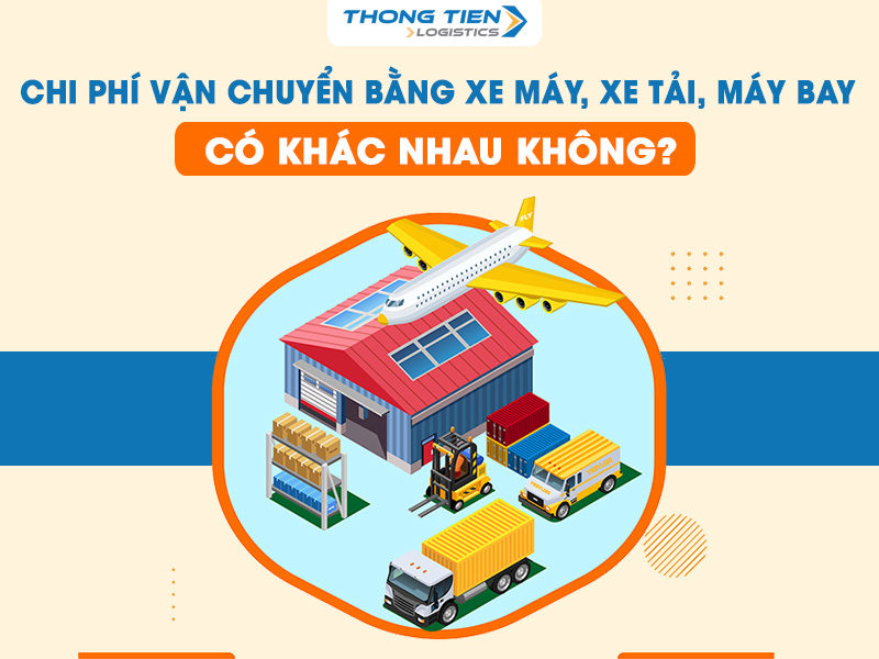 chi phí vận chuyển bằng xe máy