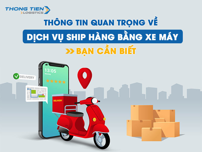 Ship hàng bằng xe máy