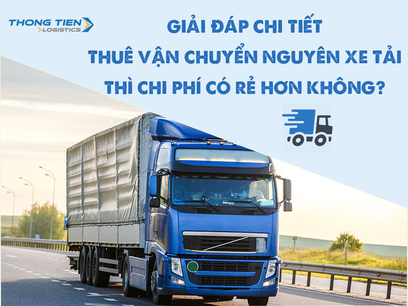 thuê vận chuyển nguyên xe tải