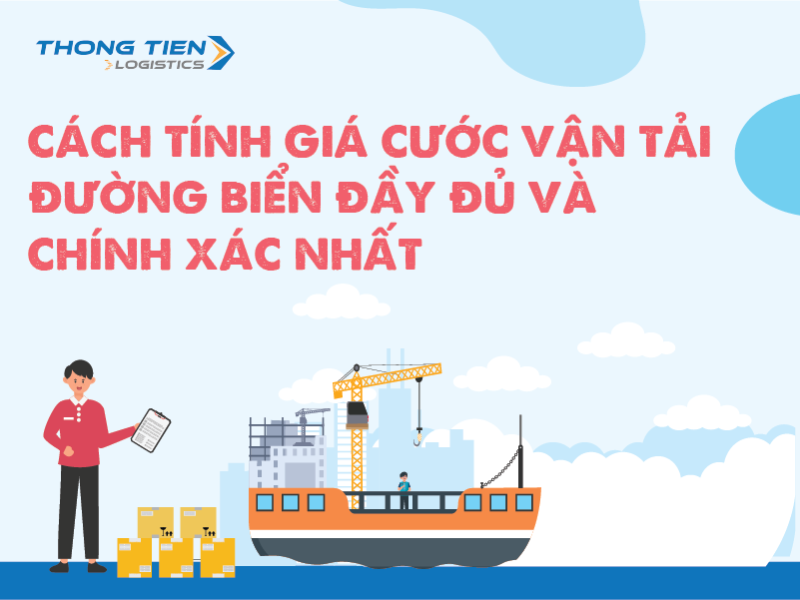 cách tính giá cước vận tải đường biển