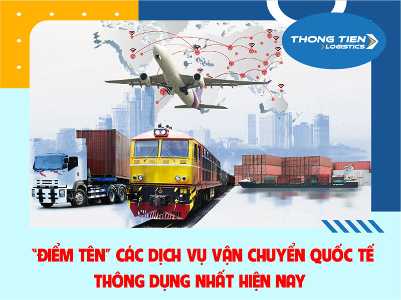 Các dịch vụ vận chuyển quốc tế