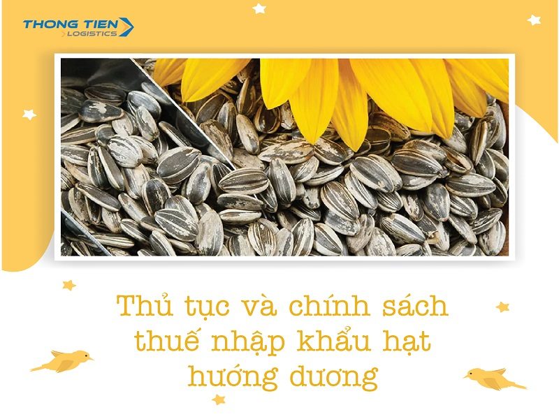 Thủ tục nhập khẩu hạt hướng dương