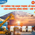 Bật mí thông tin quan trọng về dịch vụ vận chuyển hàng Hồng Kông - Việt Nam
